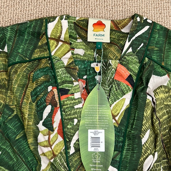 FARM Rio Green Tropical Jumpsuit - Picture 4 of 14